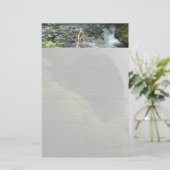 シルバー滝ズノート紙 便箋 (スタンド正面)