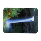 シルバー滝、オレゴン マグネット (横)