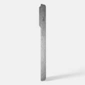 シルバー独占的の電話 iPhoneケース (左側面)