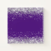 シルバー王室のグリッターパープル40 & Fabulous Guest ノートブック (裏面)