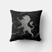 シルバー王室のライオン クッション (裏面)