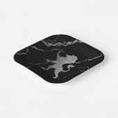 シルバー王室のライオン ペーパープレート (傾斜あり)