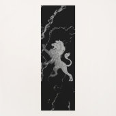 シルバー王室のライオン ヨガマット (正面)