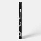 シルバー王室のライオン iPhoneケース (左側面)