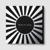 シルバー社パーソナライズされた賞 ゲストブック (裏面)