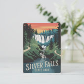 シルバー秋州パークヴィンテージ ポストカード (スタンド正面)