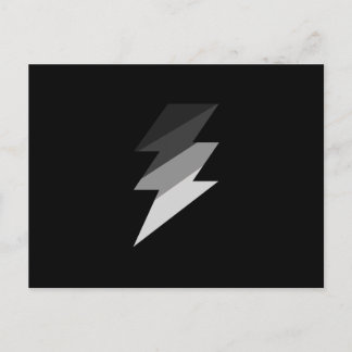 シルバー稲妻サンダーボルト ポストカード