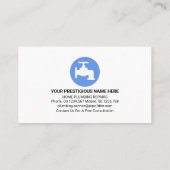 シルバー管路配管系統の漏出 名刺 (裏面)