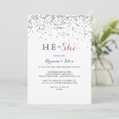 シルバー紙吹雪性別が明かす 招待状 (スタンド正面)