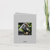 シルバー素晴らしバックゴリラ – ジャングルキング サンキューカード (裏面)