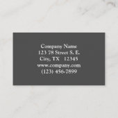 シルバー素晴らしバックゴリラ – ジャングルキング 名刺 (裏面)