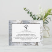 シルバー素朴樺の木ツリ結婚ー詳細 エンクロージャーカード (スタンド正面)