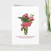 シルバー結婚のキラキラ輝き 招待状 (裏面)