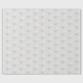 シルバー結婚の上のハトとリングや輪 ラッピングペーパー (フラット)