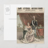 シルバー結婚の国王の記念日 ポストカード (正面/裏面)