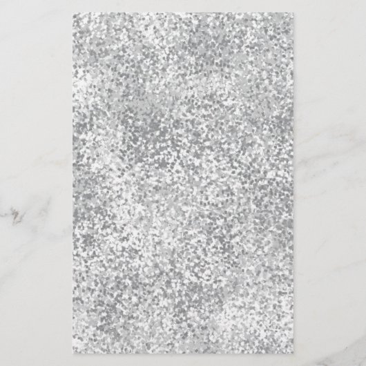 シルバー結婚グリッターの詩ありがとう巻物 (裏面)