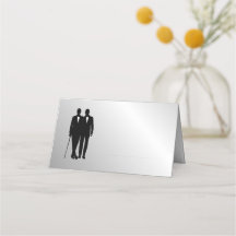 シルバー結婚ゲイの名前と日付の手入れ