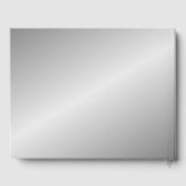 シルバー結婚ズゲストブック ゲストブック (裏面)