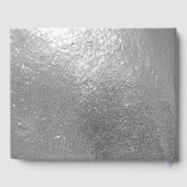 シルバー結婚ズ25周年記念シックなシルバーグレー ゲストブック (裏面)