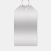 シルバー結婚デコレーション ギフトタグ (裏面)