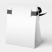 シルバー結婚デコレーション フェイバーボックス (裏面サイド)