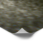 シルバー絡み合う愛のハート ポスター (角)