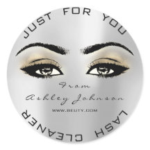 シルバー美しいグリッター金ゴールドラッシュメイクアップクリーナー