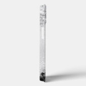 シルバー花模様エレガントモノグラム名 Case-Mate iPhoneケース (裏面 / 右)