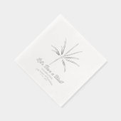 シルバー花火7月4日1000周年 箔ナプキン (右)