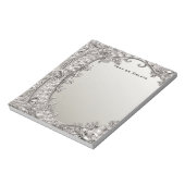 シルバー華美のモダンメモ帳 ノートパッド (回転)