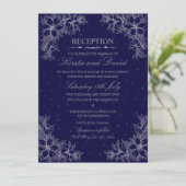 シルバー華美フローラウェディングレセプション 招待状 (スタンド正面)