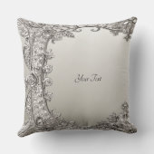 シルバー華美モダン装飾用クッション クッション (裏面)