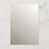 シルバー華美モダン詳細エンクロージャ・カード エンクロージャーカード (裏面)