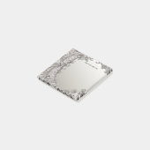 シルバー華美モダンPost it Notes ポストイット (アングル)