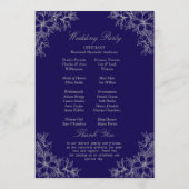 シルバー華美結婚フローラ プログラム (裏面)