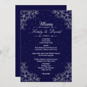 シルバー華美結婚フローラ メニュー (正面/裏面)
