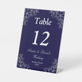 シルバー華美結婚フローラ 台座サイン