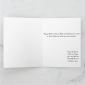 シルバー虎猫父の日 カード (内部)