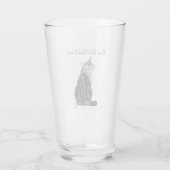 シルバー虎猫父の日 タンブラーグラス (裏面)