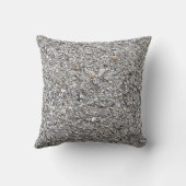 シルバー装飾用クッションと小さな岩 クッション (裏面)