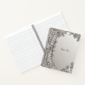 シルバー装飾 モダン ノートブック (内部)