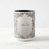 シルバー装飾 モダン マグカップ (中央)
