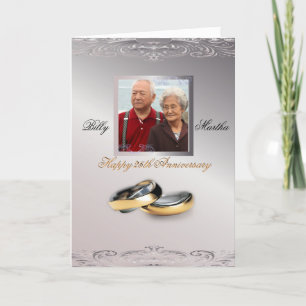 シルバー記念日 カード