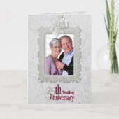 シルバー記念日 カード (正面)