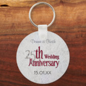 シルバー記念日 キーホルダー (正面)