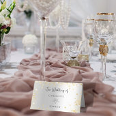 シルバー金ゴールドの名結婚前 プレイスカード