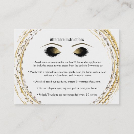 シルバー金ゴールドグラムラッシュフレンドのアフターケアを参照 紹介カード (裏面)