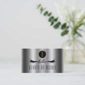 シルバー金ゴールドシャインまつげ顧客ロイヤリティカード ロイヤリティカード (スタンド正面)