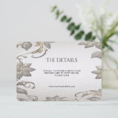 シルバー金ゴールドフローラ詳細エンクロージャカード エンクロージャーカード (スタンド正面)