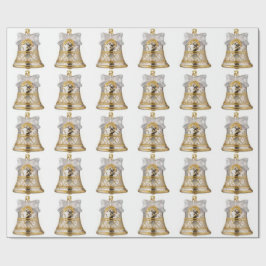 シルバー金ゴールドベルホワイトラッピング紙 ラッピングペーパー